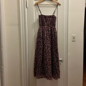 Madewell spaghetti strap midi dress